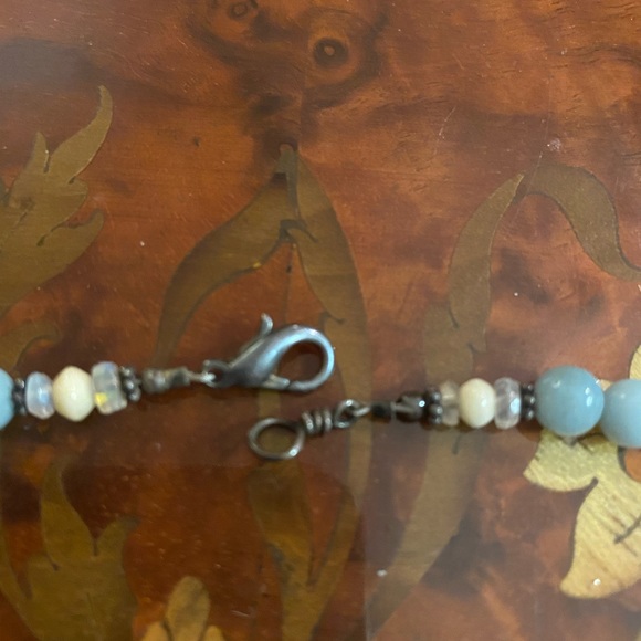 Handcarved Bone Rose Necklace - Picture 4 of 5